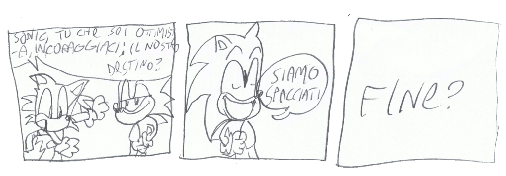 Sonic e Tails: incoraggiamento