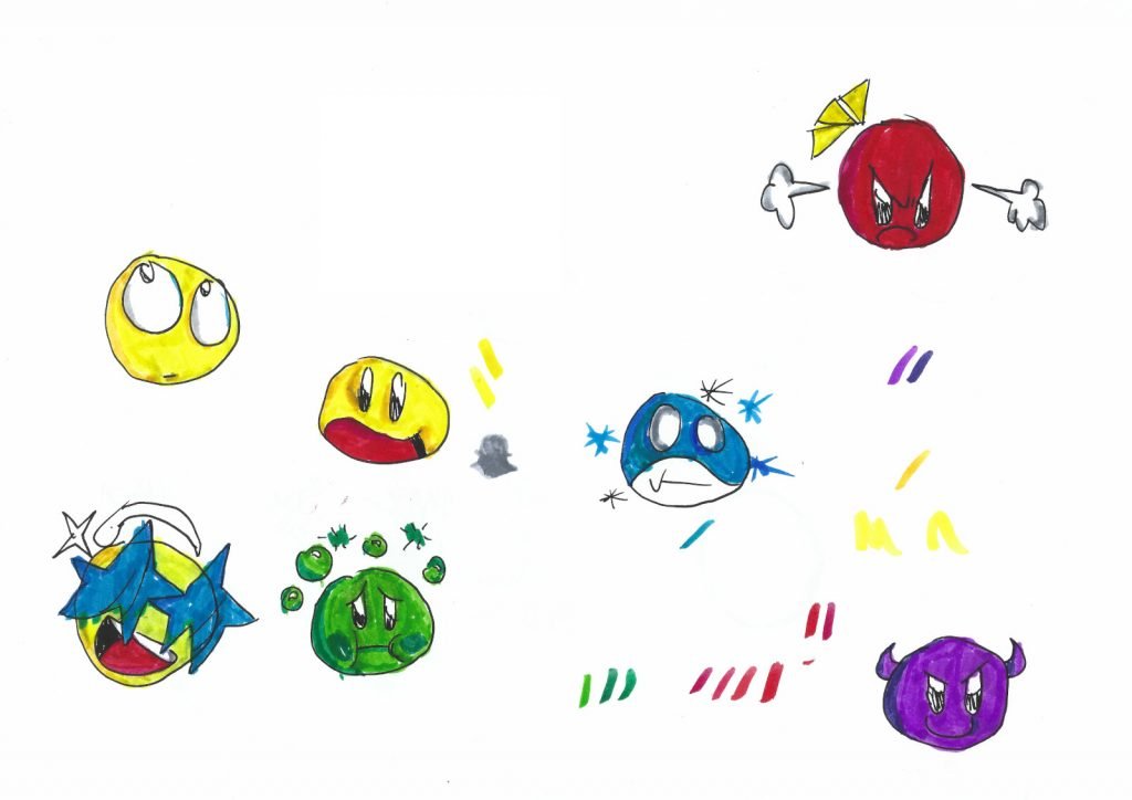 Emoji: primo test con i colori acquerellati