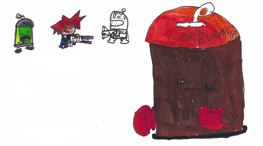 Gioco Fuel Tank: personaggi