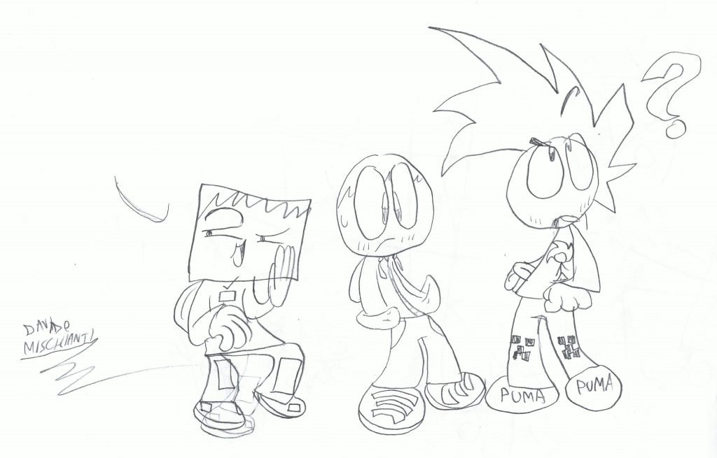 Disegno di me, Cuber e Punk interdetti
